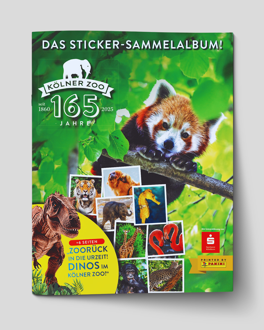 Panini Stickerheft - 165 Jahre Koelner Zoo